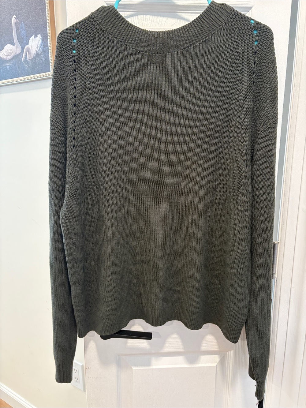 Banana Republic Women’s Olive Green Crewneck Sweater